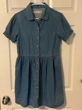 Girls ASOS Cotton Denim Dress Size 8